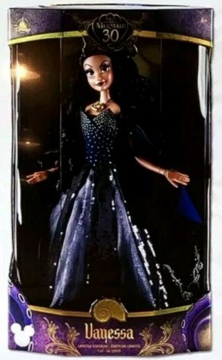 D23 Expo Disney Designer Masquerade Little Mermaid Vanessa Doll Le 1000 In Hand