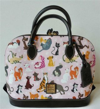 Disney Parks Cats Annual Passholder Exclusive Satchel By Dooney & Bourke Nwt