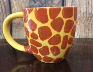 World Market Giraffe Surprise Inside 3d Coffee Mug Cup Tea Ceramic