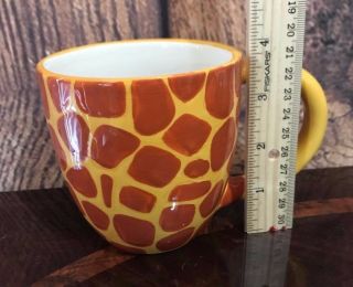 World Market Giraffe Surprise inside 3D Coffee Mug Cup Tea Ceramic 2