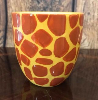 World Market Giraffe Surprise inside 3D Coffee Mug Cup Tea Ceramic 3