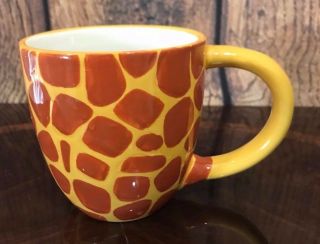 World Market Giraffe Surprise inside 3D Coffee Mug Cup Tea Ceramic 4