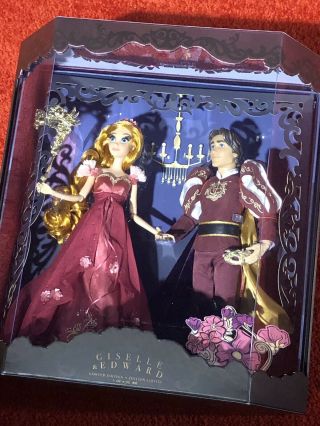 D23 Expo 2019 Masquerade Designer Doll Set Disney Giselle Le 900 Limited In Hand