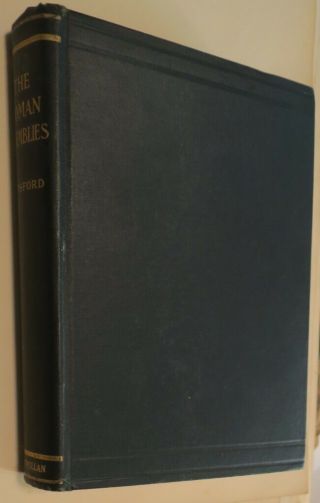 1909 1st Ed Roman Assemblies From Their Origin To End Of Republic,  By G.  Botsford