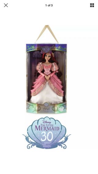 D23 Expo 2019 Ariel Doll 17” Le 1000 Disney Store