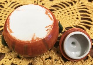 SCARCE Vintage Halloween Porcelain Tea Set Sugar Bowl & Lid Germany 1908 - 32 6