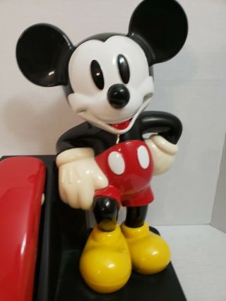 Vintage Disney Mickey Mouse AT&T Corded Touch Tone Telephone Phone 2