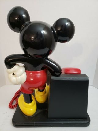 Vintage Disney Mickey Mouse AT&T Corded Touch Tone Telephone Phone 4