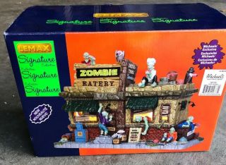 Lemax 45673 Zombie Eatery Spooky Town Lighted Building Halloween Decor