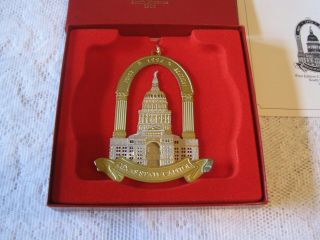 1996 First Edition Texas State Capitol South Entrance Christmas Ornament W/ Box