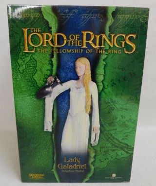 Lotr Lord Of The Rings Sideshow Lady Galadriel Polystone Statue Figure Mib 9321