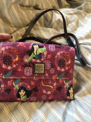 Nwt Disney Dooney And Bourke Mulan Princess Crossbody Purse Bag B