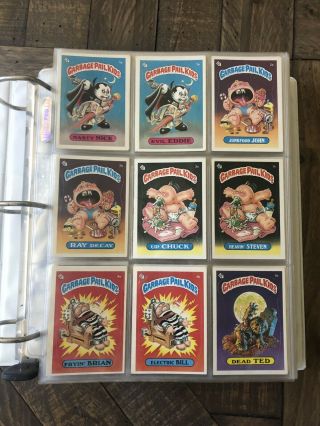 1985 Garbage Pail Kids Series 1 Complete Set A & B Gpk 82 Cards Usa