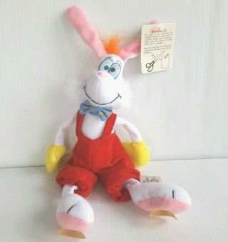 Disney 1987 Who Framed Roger Rabbit Paws Suction Cup 12 Inch Plush Doll