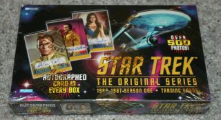 Star Trek The Series Season 1 Box Skybox,  Autograph,