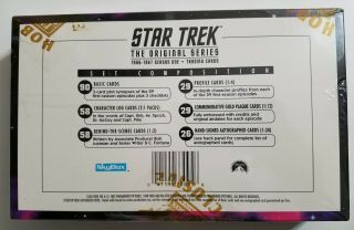 Star Trek The Series Season 1 Box Skybox,  autograph, 2