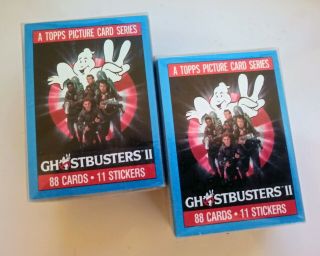 Ghostbusters Ii Topps Near Complete Trading Card Set W/ Stickers 1989