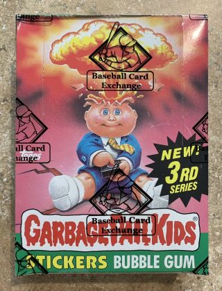 1986 Garbage Pail Kids 3rd Series 48 Packs - Bbce Usa Box Twt