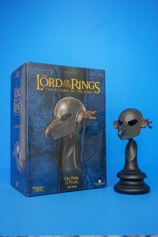 Sideshow Weta Lord Of The Rings Orc Helm Of Frodo 1/4 Scale Helm 202/2500