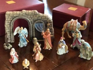 Lenox Little Town Of Bethlehem Nativity Set With Boxes
