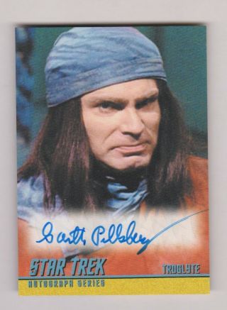 2013 Star Trek Series A256 Garth Pillsbury Autograph