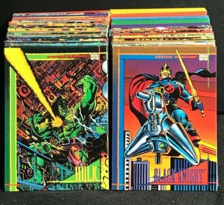 1993 Skybox Marvel Universe Complete Set Series Iv 4 (180 Cards)