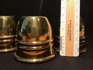 Brass Paul Fox - Jeff Busby Cups (no balls) close up magic prop 11