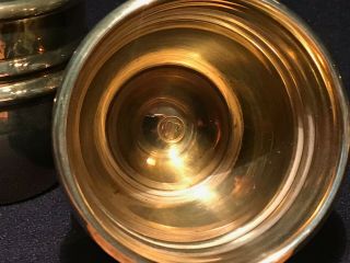 Brass Paul Fox - Jeff Busby Cups (no balls) close up magic prop 4