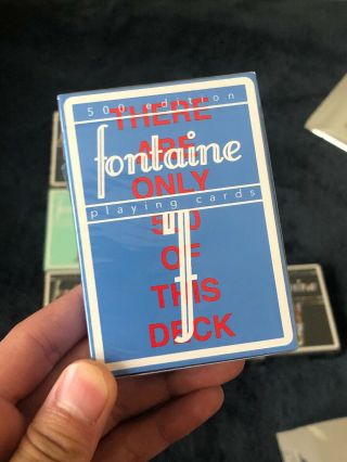Fontaine Future 500 Edition Playing Cards (1/500)