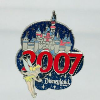 Disney 2007 Tinker Bell Cinderella Castle Year 2007 Night Full Of Stars Pin