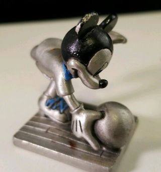 Disney Mickey Mouse Hudson Pewter Miniature Figure Bowling