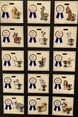 2019 Disney D23 Expo Wdi Mog Best In Show Dog 15 Pin 300 Set Mickey Of Glendale