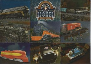 Lionel Legendary Trains Complete 72 All Foil Base Trading Card Set 1999 Duocards