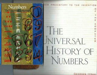 2 Books On Numbers The Universal Language & The Universal History Of Numbers