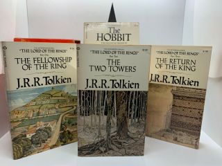 J.  R.  R Tolkien Rare Vintage The Lord Of The Rings 1973 Ballantine Books