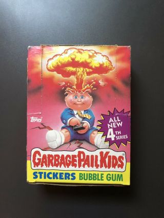 1987 Topps Garbage Pail Kids Series 4 Box 48 25c Packs