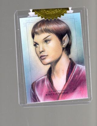Star Trek Quotable Enterprise Archive Series 1 Huy Truong Sketch Card