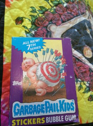 Garbage Pail Kids Gpk Box 48 Packs Series 7th Rare 1987