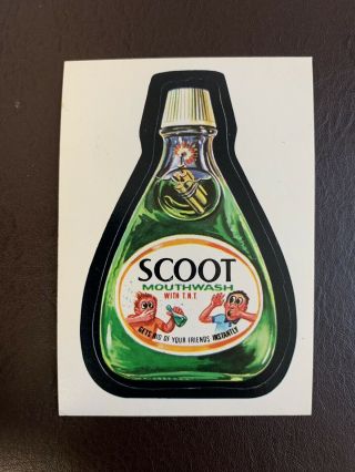 1976 Topps Wacky Packages 16th Series 16 Rare Scoot No Copyright High