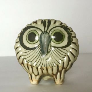Mexican Folk Art Vintage Tonala Owl Figure El Palomar Ken Edwards Bird Vtg Mcm 2