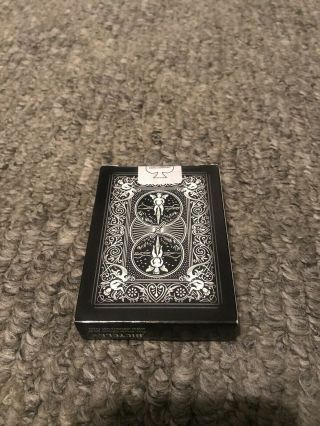 RARE Bicycle Black Ghost 1st Edition Ellusionist Playing Cards Deck 2