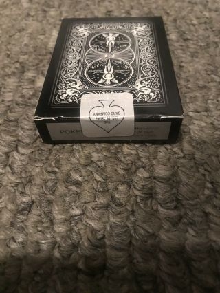 RARE Bicycle Black Ghost 1st Edition Ellusionist Playing Cards Deck 3