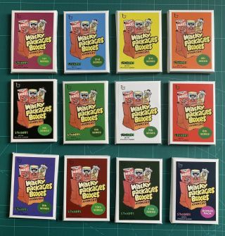 Lost Wacky Packages Box Stickers Series 1 Through 11 Plus The Bonus Pack