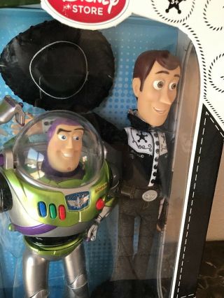 Disney Store Limited Edition 6000 Talking Woody Buzz Lightyear LE TOY STORY 4 LE 2