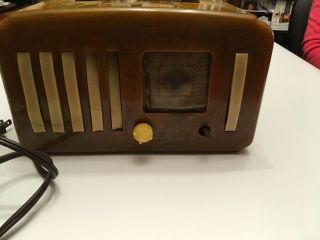Rare Only 1941 EMERSON 8LW - 267A2 Bakelite AM Radio Originally Green 2
