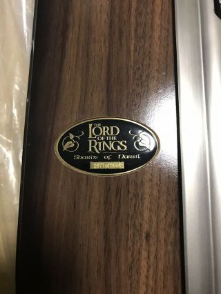 MINT/UC1296/United Cutlery Shards Of Narsil/lord Of The Rings/lotr/UC/hobbit/ 3