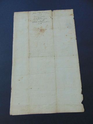c.  1768 COLONIAL NATICK MASSACHUSETTS PARTIALLY PRINTED DEED 6