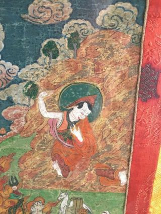 Antique Chinese Tibetan Mongolian Buddhist Tantric Thangka Thanka 7