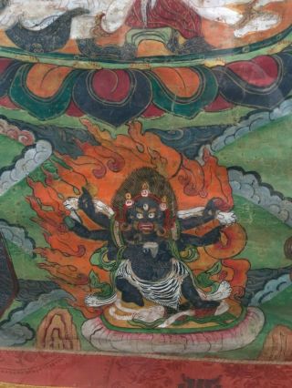 Antique Chinese Tibetan Mongolian Buddhist Tantric Thangka Thanka 8