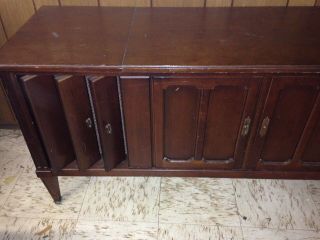 Vintage Zenith Mid - Century Stereo Console In